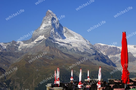 Blick auf's Matterhorn/Schweiz