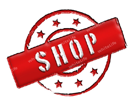 SHOP - Zeichen, Symbol im Retro Stil fuer Praesentationen, Prospekte, Internet, ...