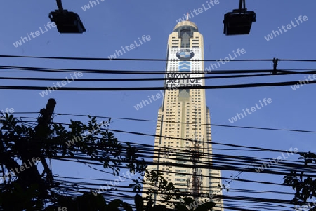 Das Stadtgebiet um Pratunam im Zentrum der Hauptstadt Bangkok von Thailand in Suedostasien.