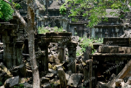 The Tempel Ruin of  Beng Mealea 32 Km north of in the Temple City of Angkor near the City of Siem Riep in the west of Cambodia.