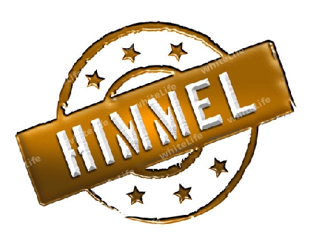 Sign, symbol, stamp or icon for your presentation, for websites and many more named HIMMEL