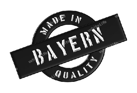 Made in Bayern - Quality seal for your website, web, presentation