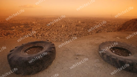 Asien, Naher Osten, Syrien, Damaskus,   Sicht ueber die Grossstadt von Damaskus der Hauptstadt von Syrien. 