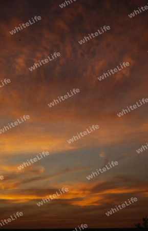 Wolken im Abendrot