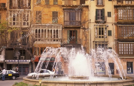 Die Palca de la Reina in der Altstadt von Palma de Mallorca der Hauptstadt der Insel Mallorca einer der Balearen Inseln im Mittelmeer. 