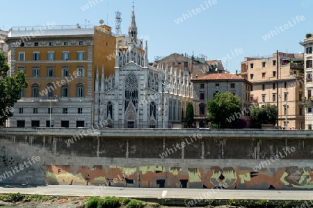 Kirche am Ufer des Tiber, Rom