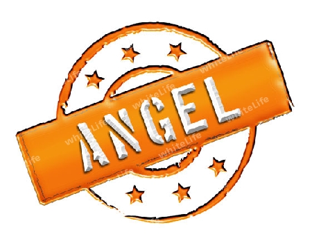 Sign, symbol, stamp or icon for your presentation, for websites and many more named ANGEL