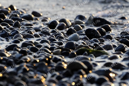 Steinstrand an der K?ste