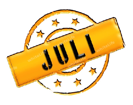 Sign, symbol, stamp or icon for your presentation, for websites and many more named JULI