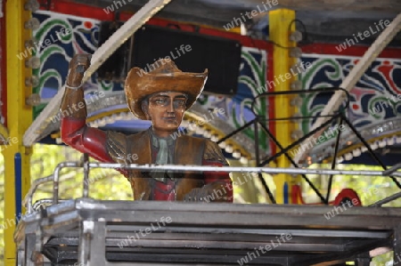 Cowboy auf dem Jahrmarkt 