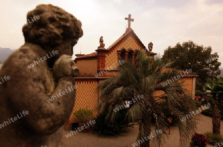 the Island Isola Bella near to Verbania on the Lago maggiore in the Lombardia  in north Italy. 