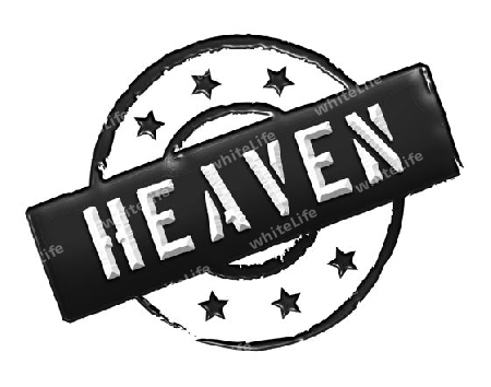Sign, symbol, stamp or icon for your presentation, for websites and many more named HEAVEN