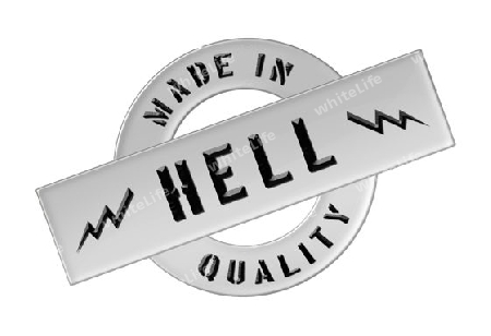 Made in Hell - Quality seal for your website, web, presentation