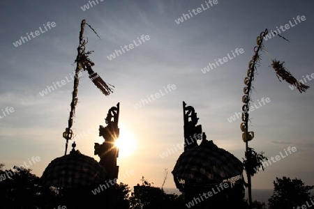 Asien, Suedost, Indonesien, Bali, Insel, Ulu Watu, Tempel, Kultur, Architektur, Sonnenuntergang, Abend,   (Urs Flueeler) 