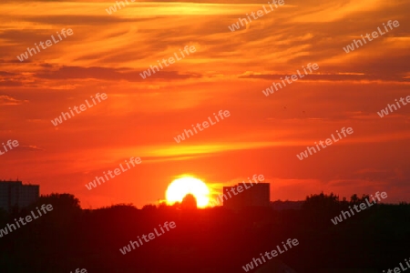 Sonnenuntergang in Potsdam