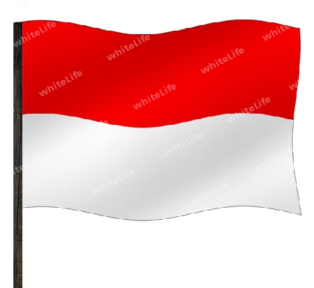 Fahne Indonesien