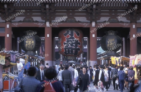 one of the big Festival in the Asakusa Senso Ji Tempel in the city centre of Tokyo in Japan in Asia,



