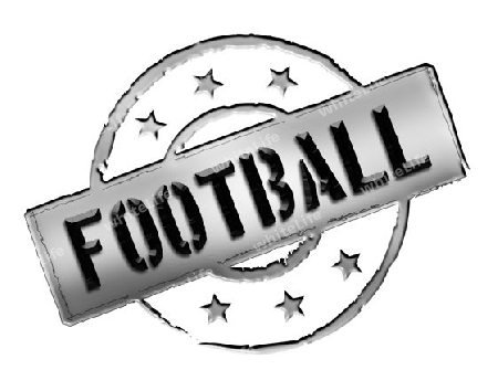 Sign, symbol, stamp or icon for your presentation, for websites and many more named FOOTBALL