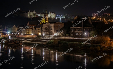 Pirna bei Nacht