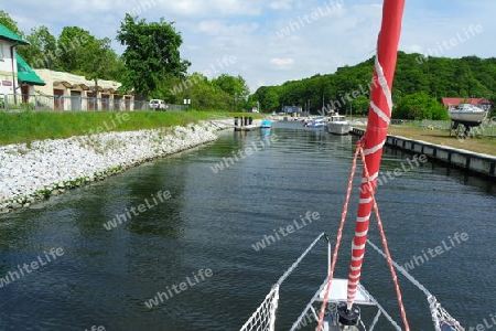 Westpommersche Segelroute. Marina Wapnica