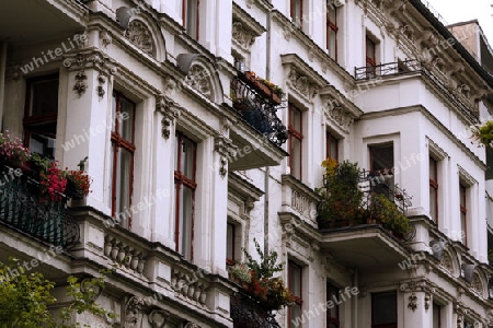 fassade von einem miethaus in berlin charlottenburg