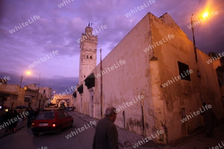 The Kindpalace of  Dar el Makhzen in the old City in the historical Town of Fes in Morocco in north Africa.