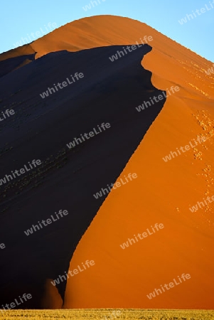 riesige Sandd?nen im letzten Abendlicht,  Namib Naukluft Nationalpark, Sossusvlei, Namibia, Afrika