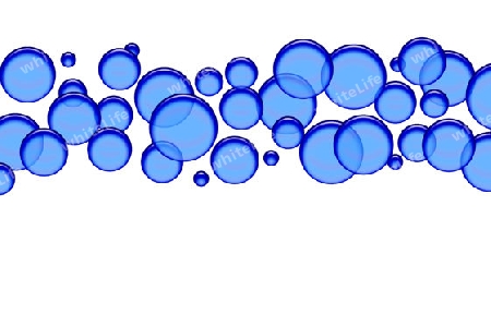 Blue bubbles as illustration for your background, presentation, website