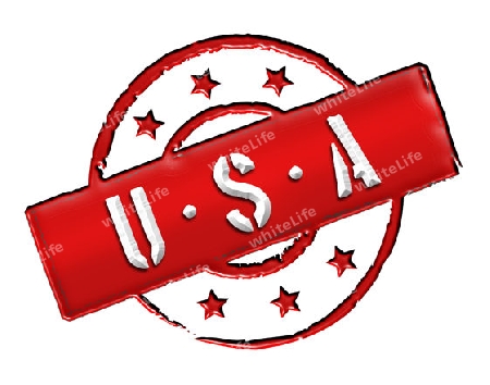 Sign and stamp named AMERICA for your presentation, for websites and many more.