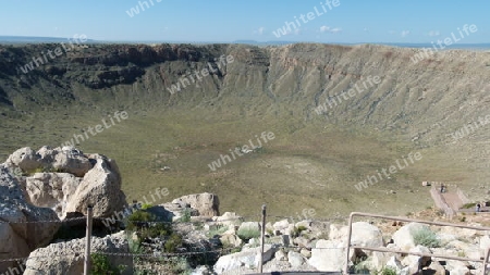 Route 66 Barringer Meteor Crater Arizona