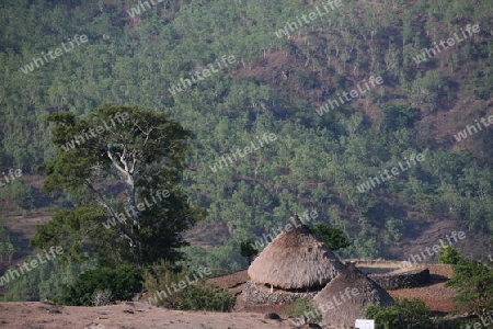  Bergdorf Maubisse suedlich von Dili in Ost Timor auf der in zwei getrennten Insel Timor in Asien.  