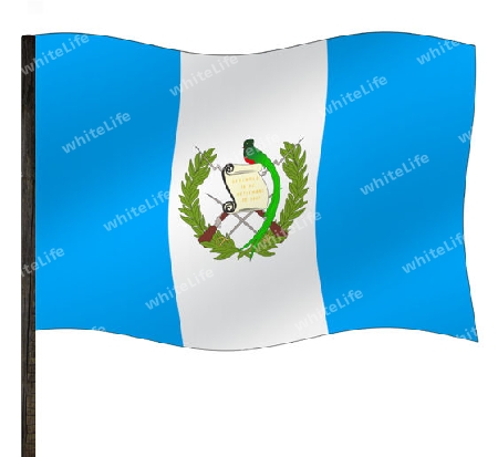 Fahne Guatemala