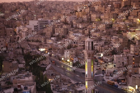 The City Centre of the City Amman in Jordan in the middle east.