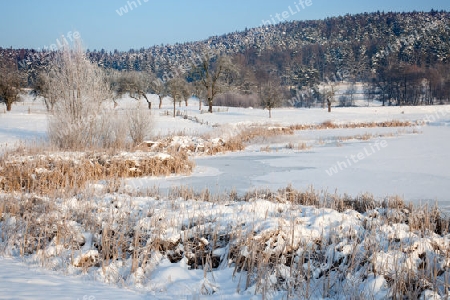 idyllische Winterlandschaft in Th?ringen