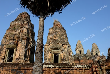 The Temple of  Pre Rup in the Temple City of Angkor near the City of Siem Riep in the west of Cambodia.