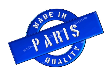 Made in Paris - Quality seal for your website, web, presentation