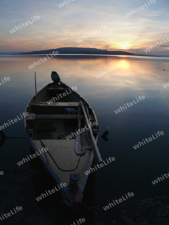 Boot am Ufer der Reichenau