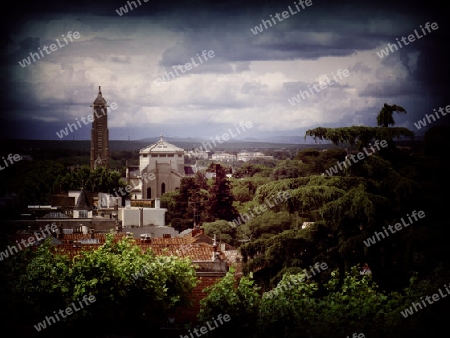 Blick vom Peyrou nach Nordwesten