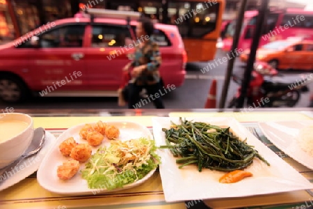 Ein Restaurant im China Town von Bangkok der Hauptstadt von Thailand in Suedostasien