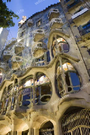 Barcelona - Casa Batllo von Antonio Gaudi