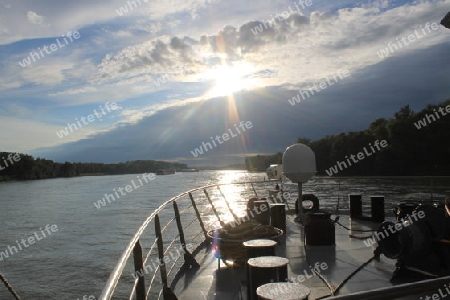 Fahrt auf der Donau