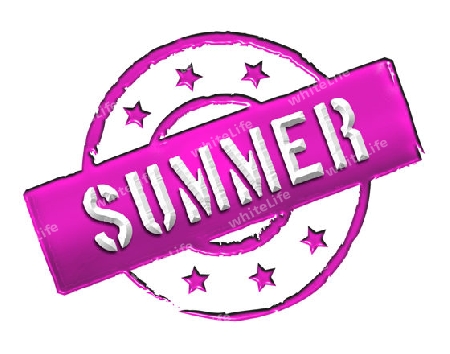 Sign and stamp for your presentation, for websites and many more named SUMMER