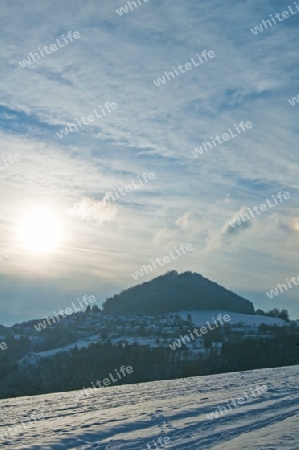 Sonnenuntergang im Winter