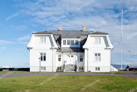 Reykjavik, H?f?i Haus, geschichtstr?chtiges Gasthaus in der n?rdlichsten Hauptstadt der Welt, Frontalansicht