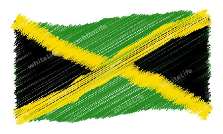 Jamaica - The beloved country as a symbolic representation as heart - Das geliebte Land als symbolische Darstellung als Herz