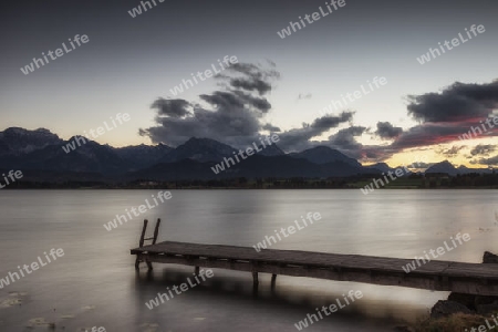 Abendstimmung am Hopfensee