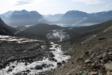 Wasserfall in Lyngen