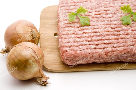 Hackfleisch mit Petersilie