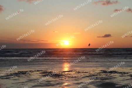 Sonnenuntergang am Strand