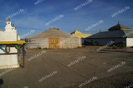 Jurte im Gandan Monastery